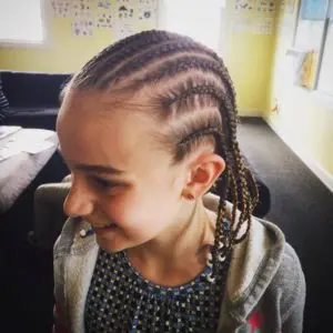 full cornrow braids