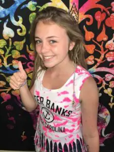 hair wrap at beach braids outer banks